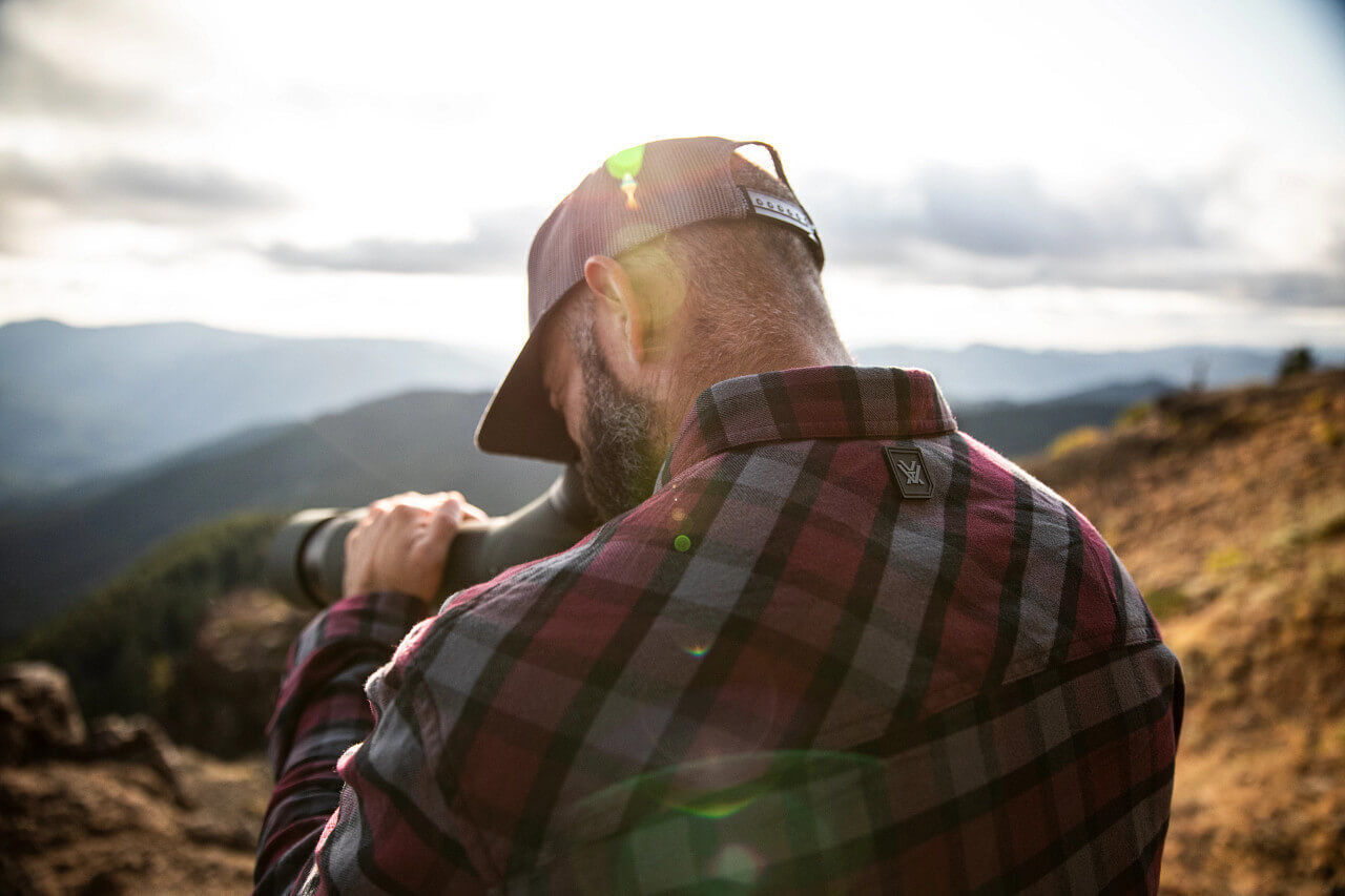 Vortex Timber Rush Flanellhemd Burgundy LS