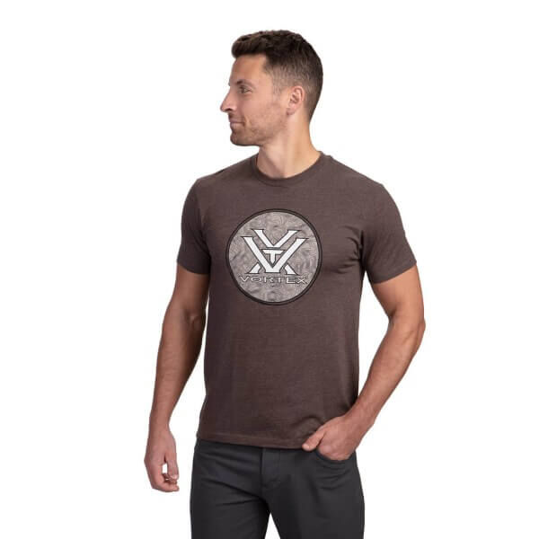 Vortex Hunting Grounds T-Shirt Brown