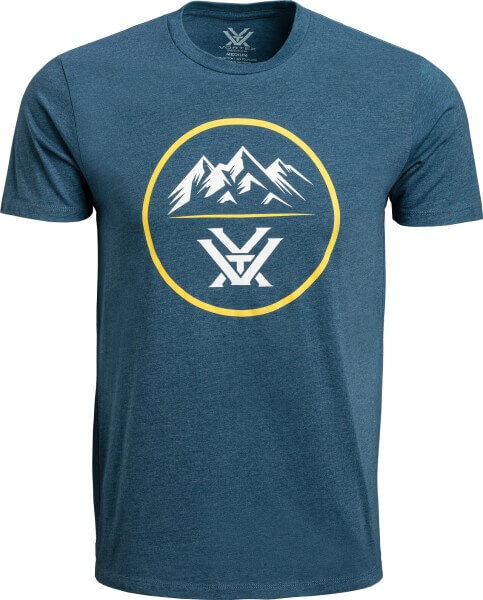 Vortex Three Peaks T-Shirt Steel Blue